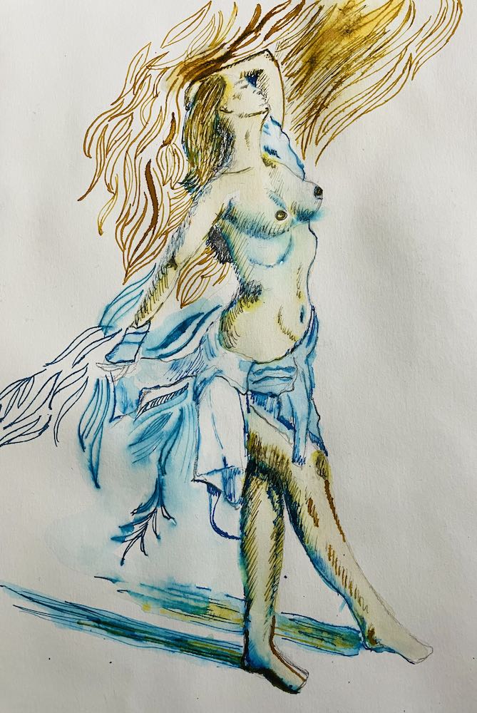 mujer libre y feliz
